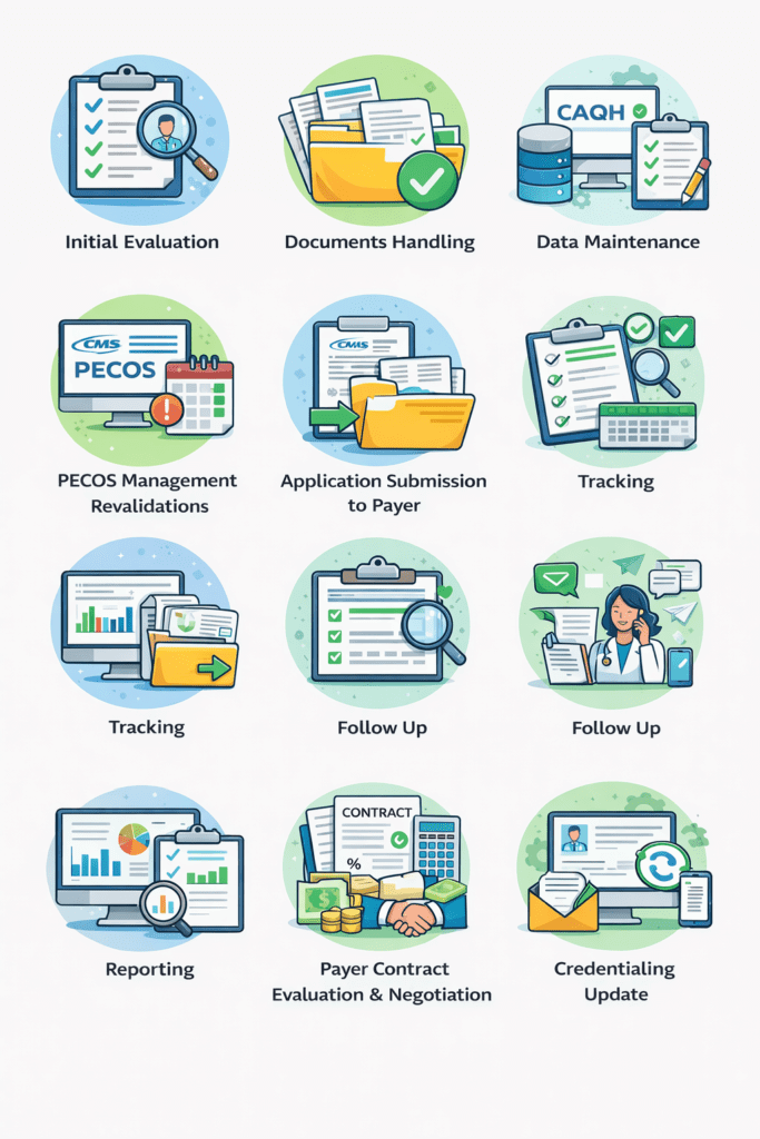 12 Steps to Faster Payer Enrollment&Physician Credentialing Process