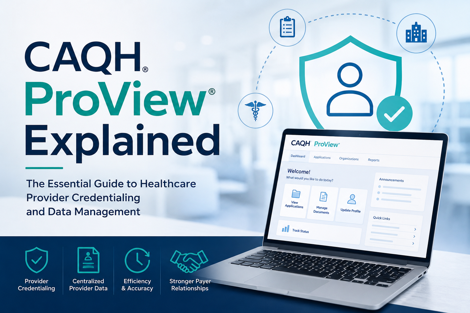 CAQH ProView explained provider credentialing guide