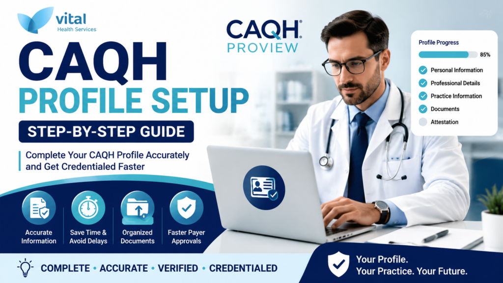 CAQH profile setup guide for healthcare professionals