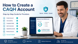 How to create a CAQH account in 2026